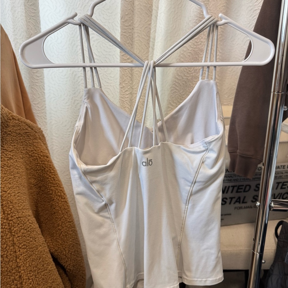 ALO Yoga White Camisole Top - Picture 2 of 2